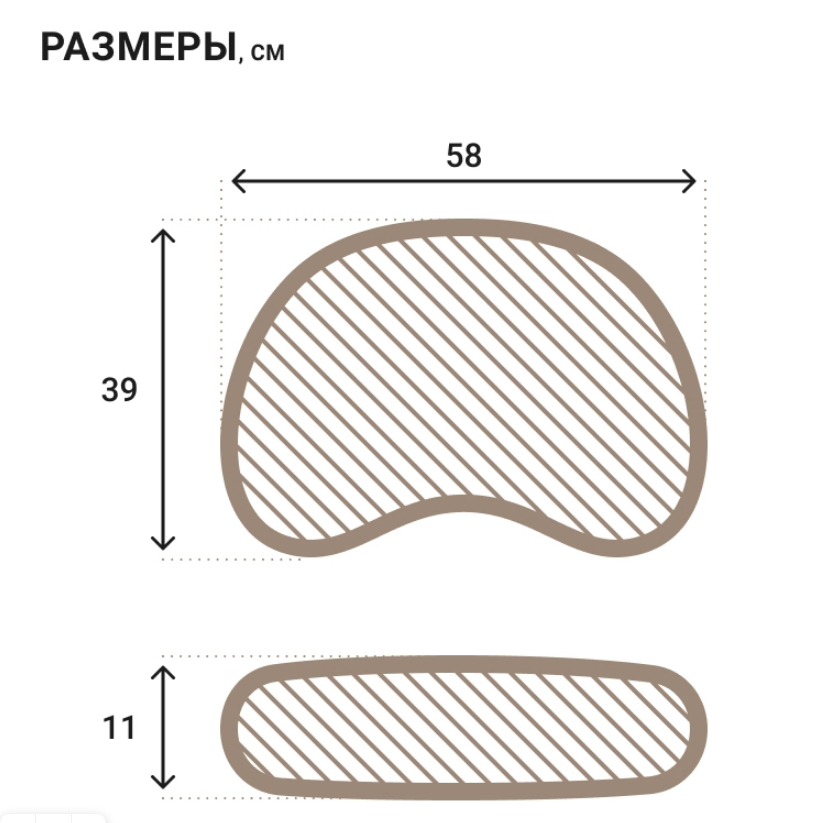 Подушка премиум класса Niature П502 LUBUA, Лиловая купить в OrtoMir24